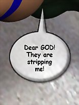 they are strupping me